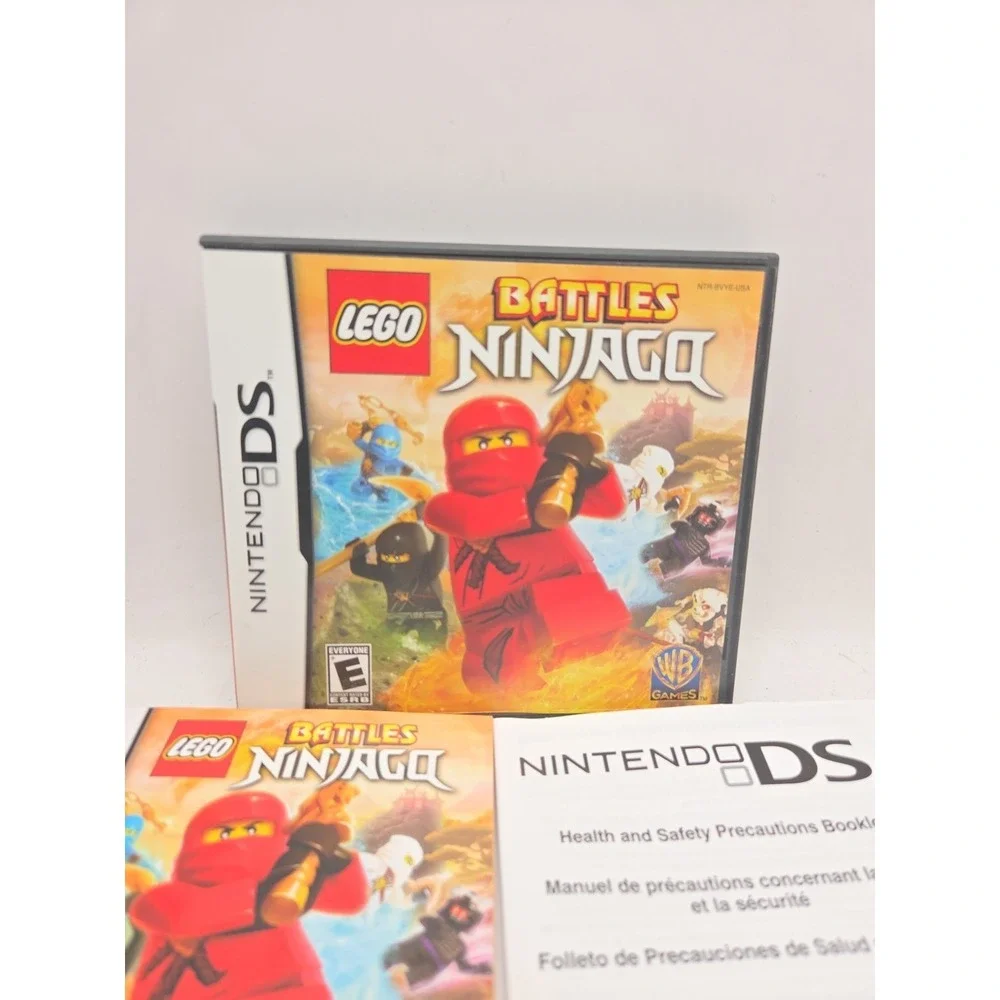 LEGO Battles: Ninjago (Nintendo DS, 2011) No Cartridge Game Case Only W/ Manuals